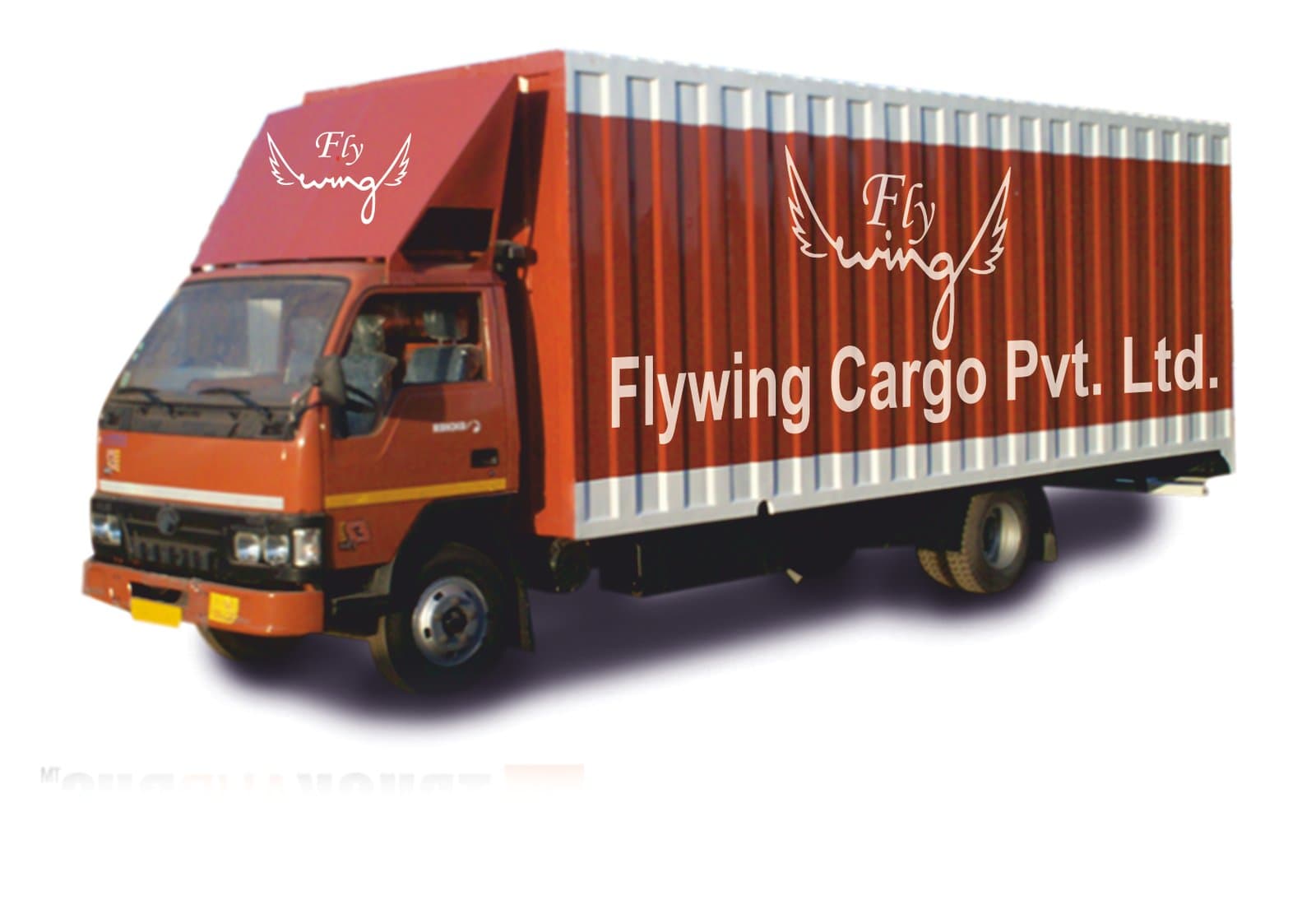 Flywing Cargo Pvt. Ltd. branded container truck